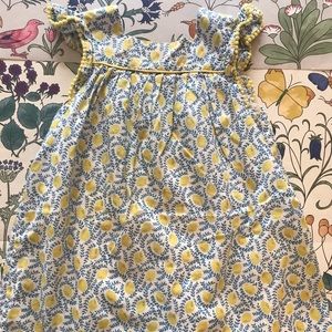 Mini Boden lemon dress